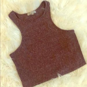 Burgundy tank top